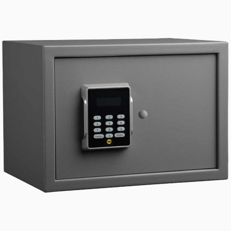 Yale YSPC-250 Cosmos Series Home Safe, Size- Medium, Digital - Pin Access, Color- Grey