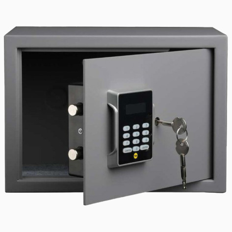 Yale YSPC-250 Cosmos Series Home Safe, Size- Medium, Digital - Pin Access, Color- Grey