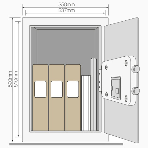 Yale YSEM/520/EG1 Maximum Security Certified-Professional, PIN, Black