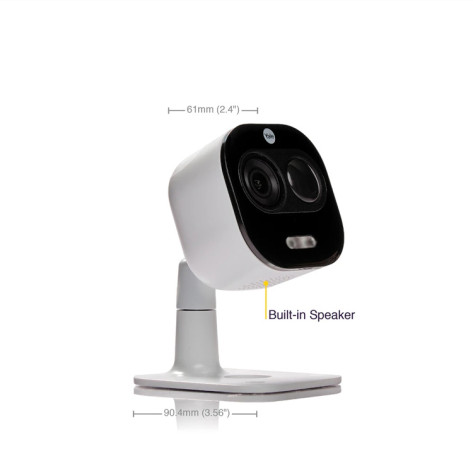 Yale All-in-One Indoor and Outdoor Camera 1080p - Detect, View, Light up, Talk and Listen - Live Viewing