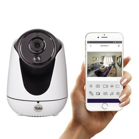 Yale WIPC-303W Home View Pan/Tilt and Zoom IP Camera-White 