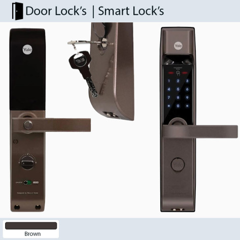 Yale YDM 4115 Smart Lock, Brown