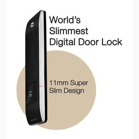 Yale YDR 343 Smart LockSlim Design , Black